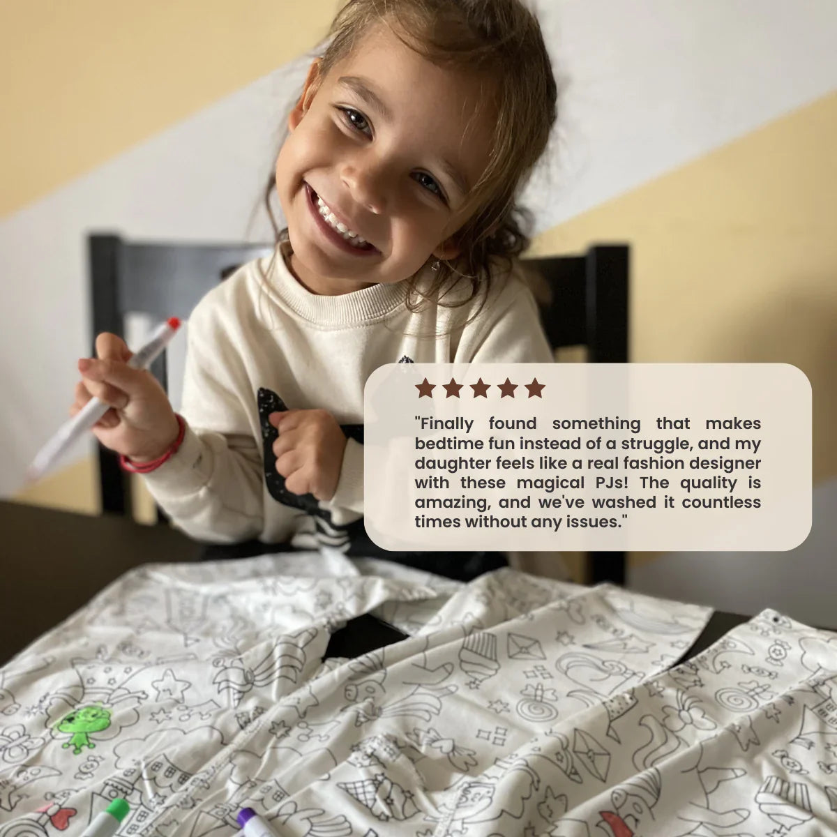 UnicornDreams | Kleuren en slapen - DIY pyjamaset met prinsessen en eenhoorns