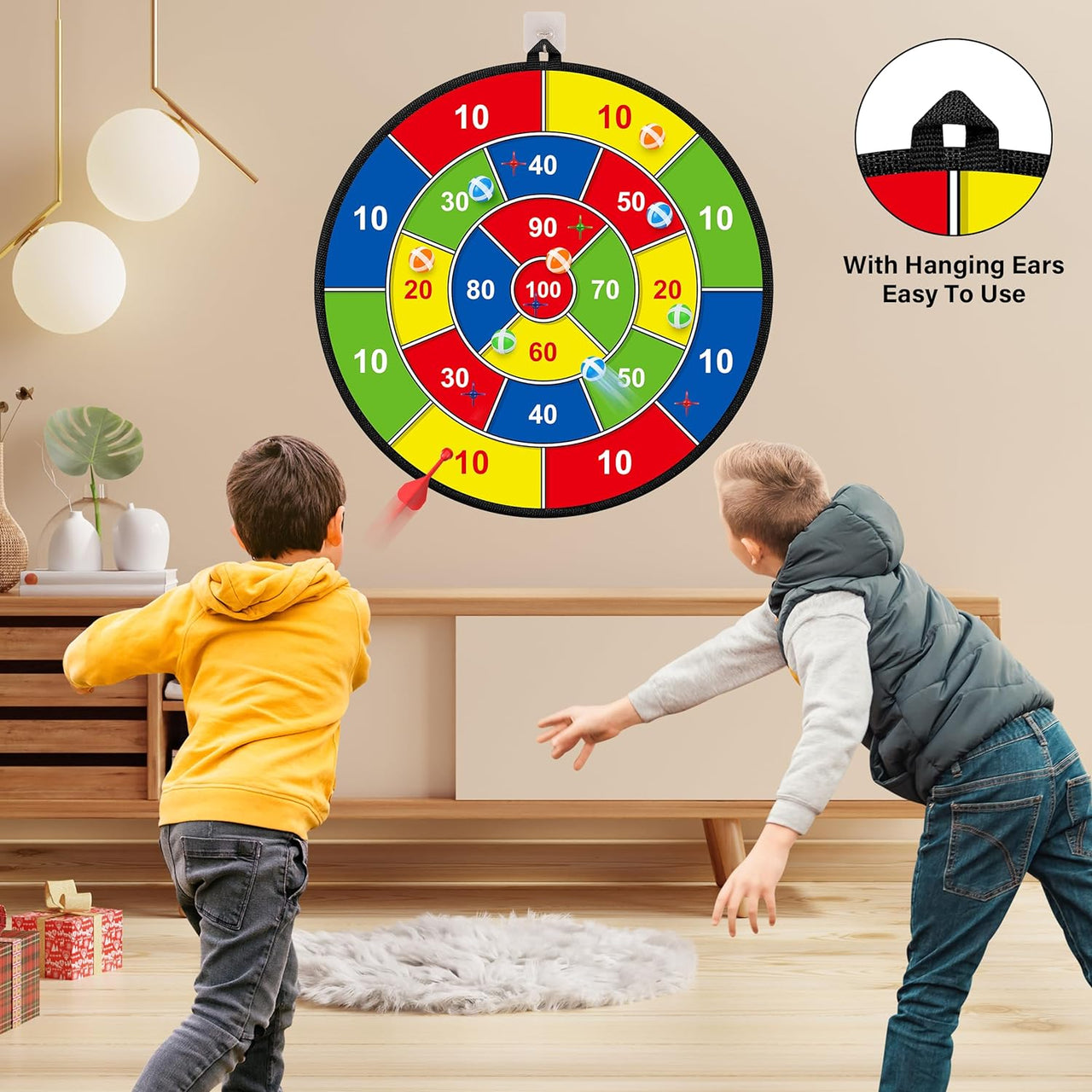 Set Avventure Freccette | Divertimento Eccitante per Bambini - Bersaglio con Palline Adesive