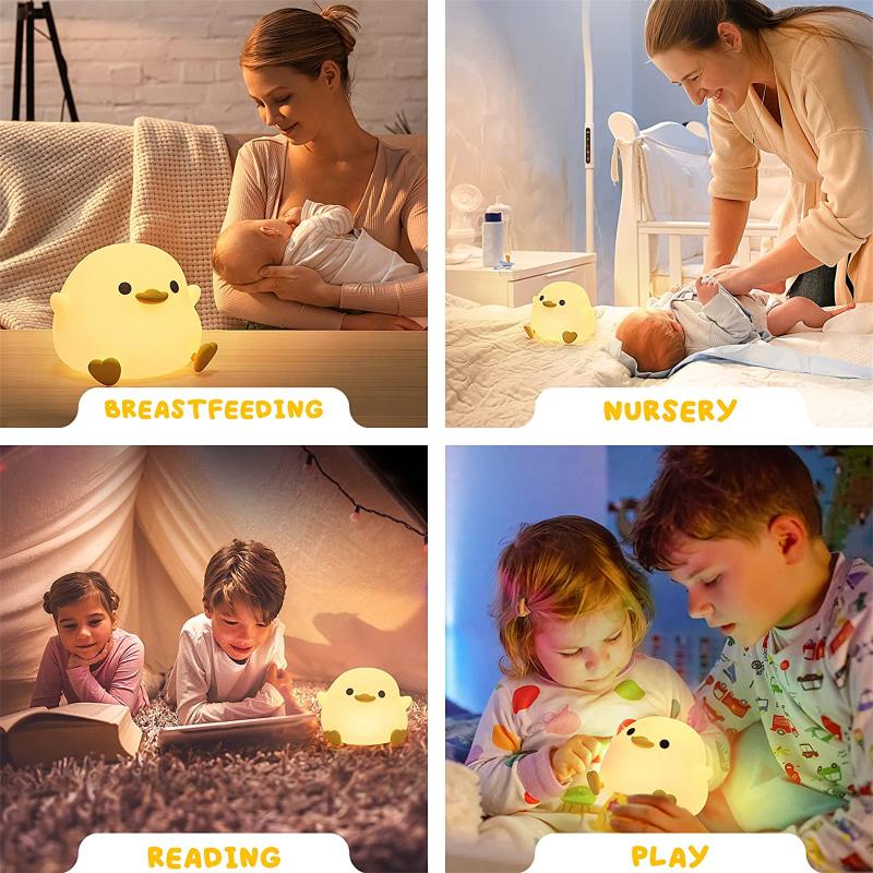 DuckieLight | Beruhigende Nachtlampe für einen besseren Schlaf - Dimmbare Kinderlampe