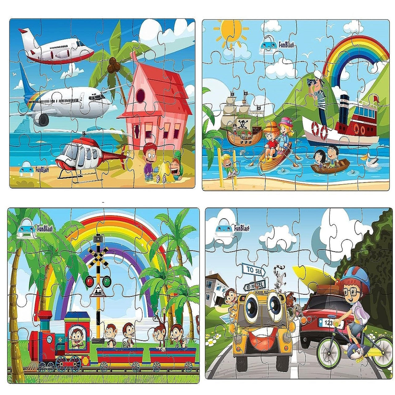 EduPuzzle | Découverte ludique - Puzzle en bois 3D d'animaux pour enfants