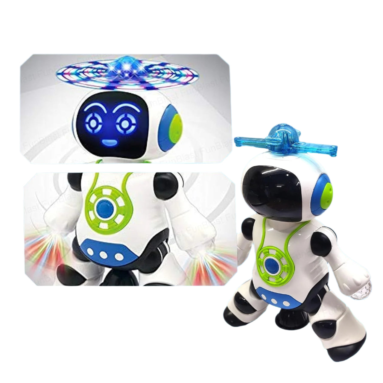 RoboGroove | Spettacolo danzante - Robot musicale elettronico con luci LED e rotazione a 360°