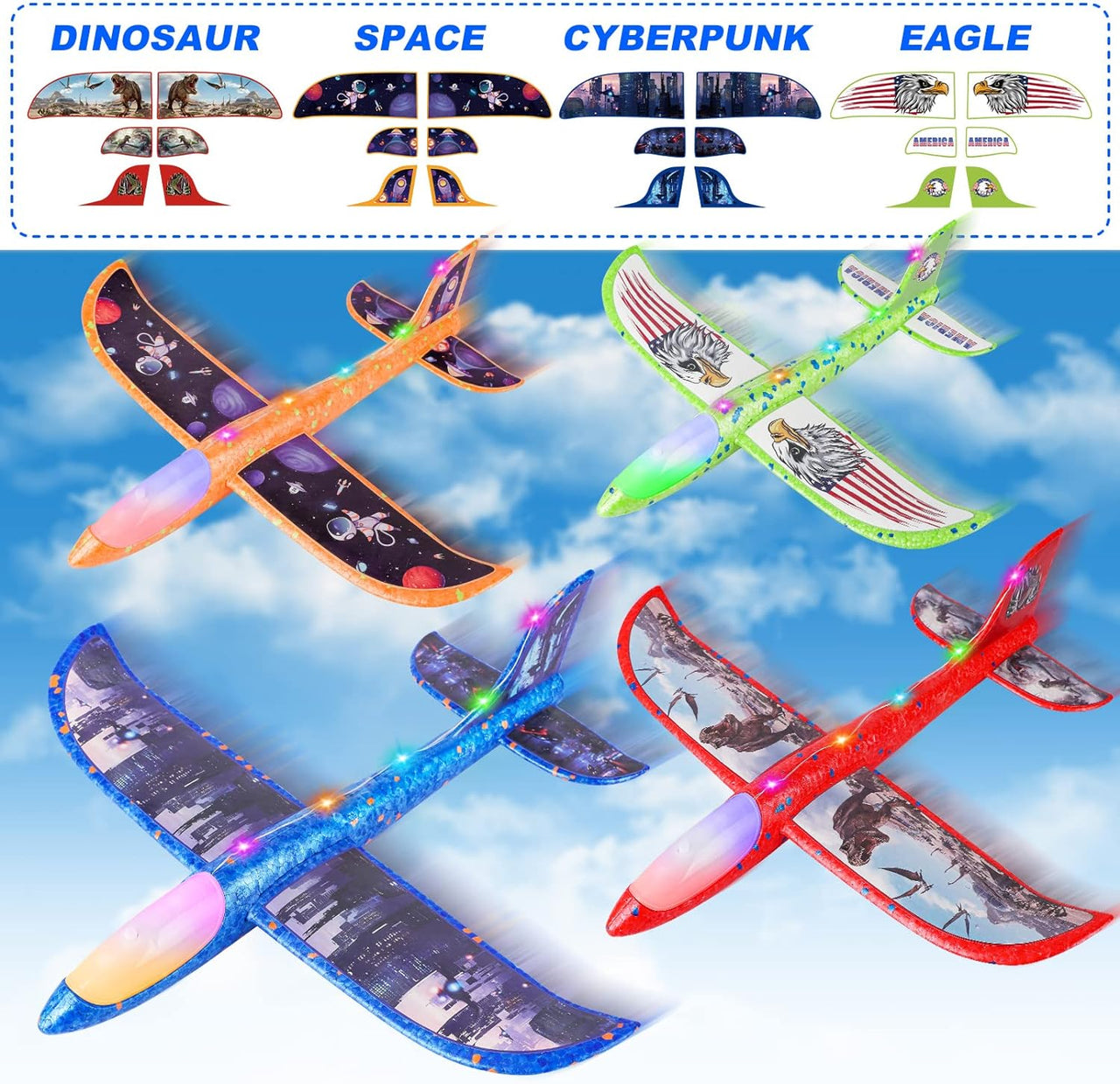 SkyGlide Launcher | Wnieś zabawę na nowe wyżyny - Zestaw do rzucania samolotów z pianki