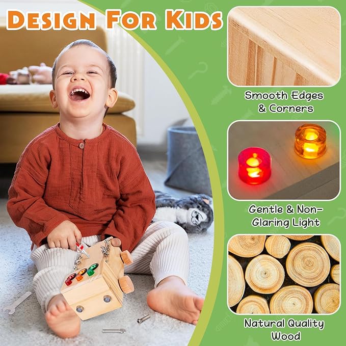 Ecotoys FixiTruck | Fähigkeiten Entwickeln - Pädagogisches Spielbrett für Kinder