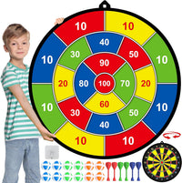 Thumbnail for Divertimento con Freccette Appiccicose | Divertimento sicuro per bambini - Set da gioco con bersaglio colorato
