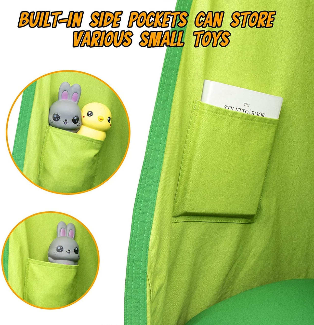 CloudNest Swing | Crea un angolo giochi accogliente - Sedia sospesa con cuscino