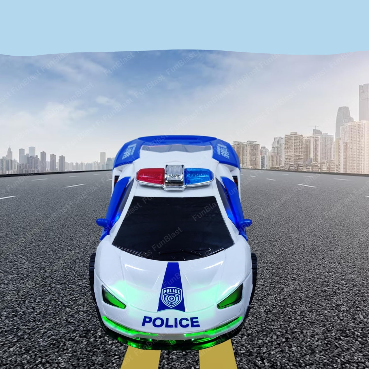 SpeedPatrol | Exciting play fun - Electric police car with 360° rotation, light and sound