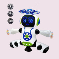 Thumbnail for RoboGroove | Spettacolo danzante - Robot musicale elettronico con luci LED e rotazione a 360°