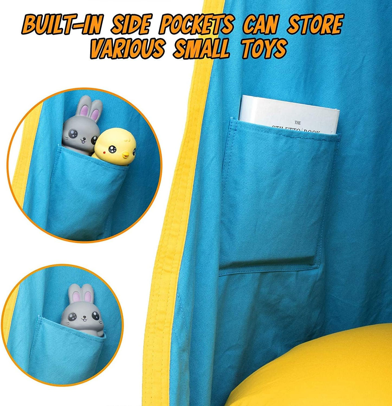 CuddlePod™ | Komfort Gungstol - Barnvänlig Hängmatta