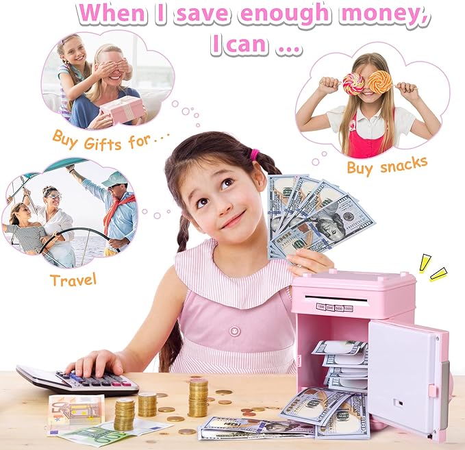 MoneyMinder | "Spielerisch sparen lernen - Elektronische Spardose für Kinder"
