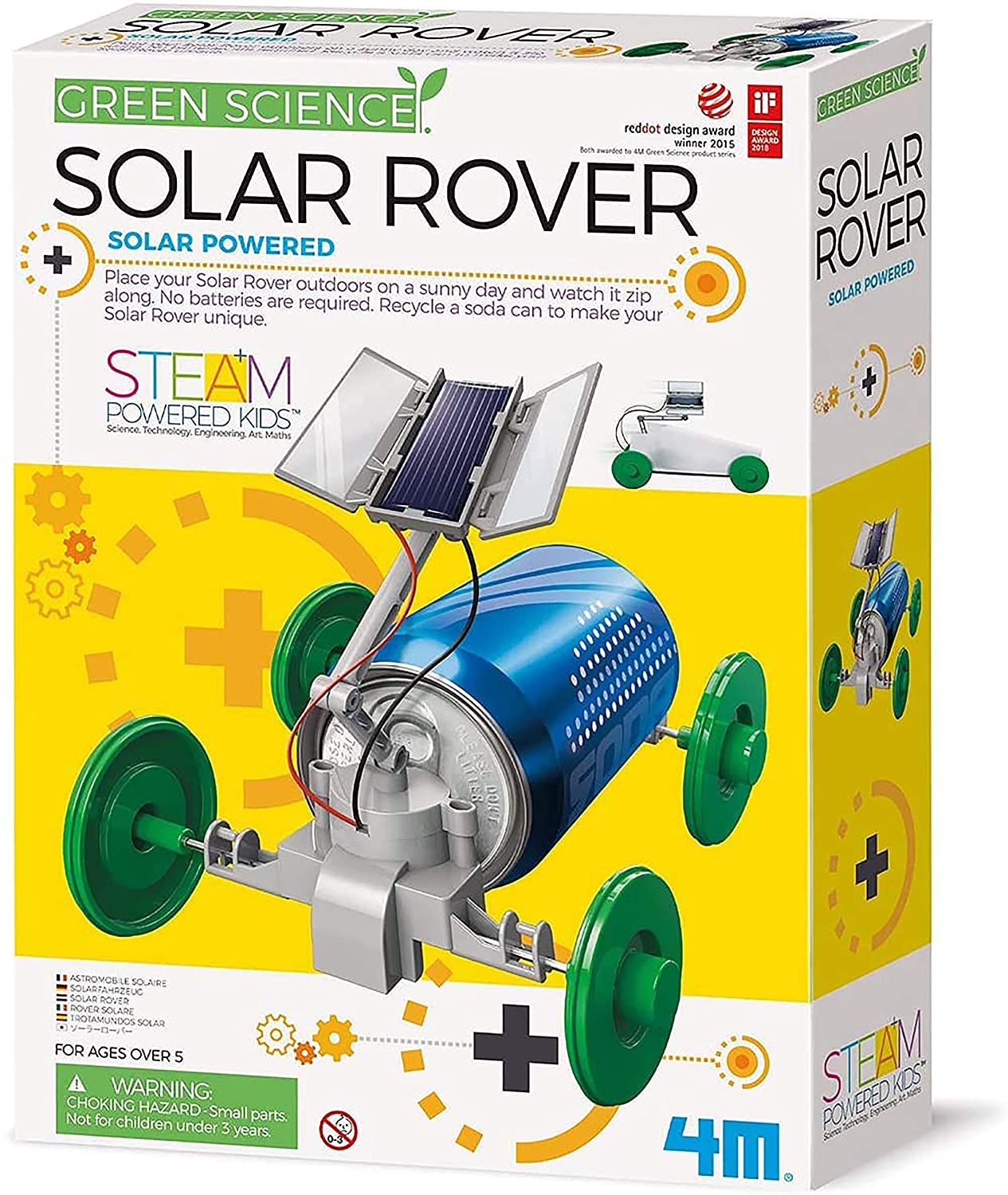 Zonne-Explorer | Rover solare alimentato - Kit di costruzione STEM