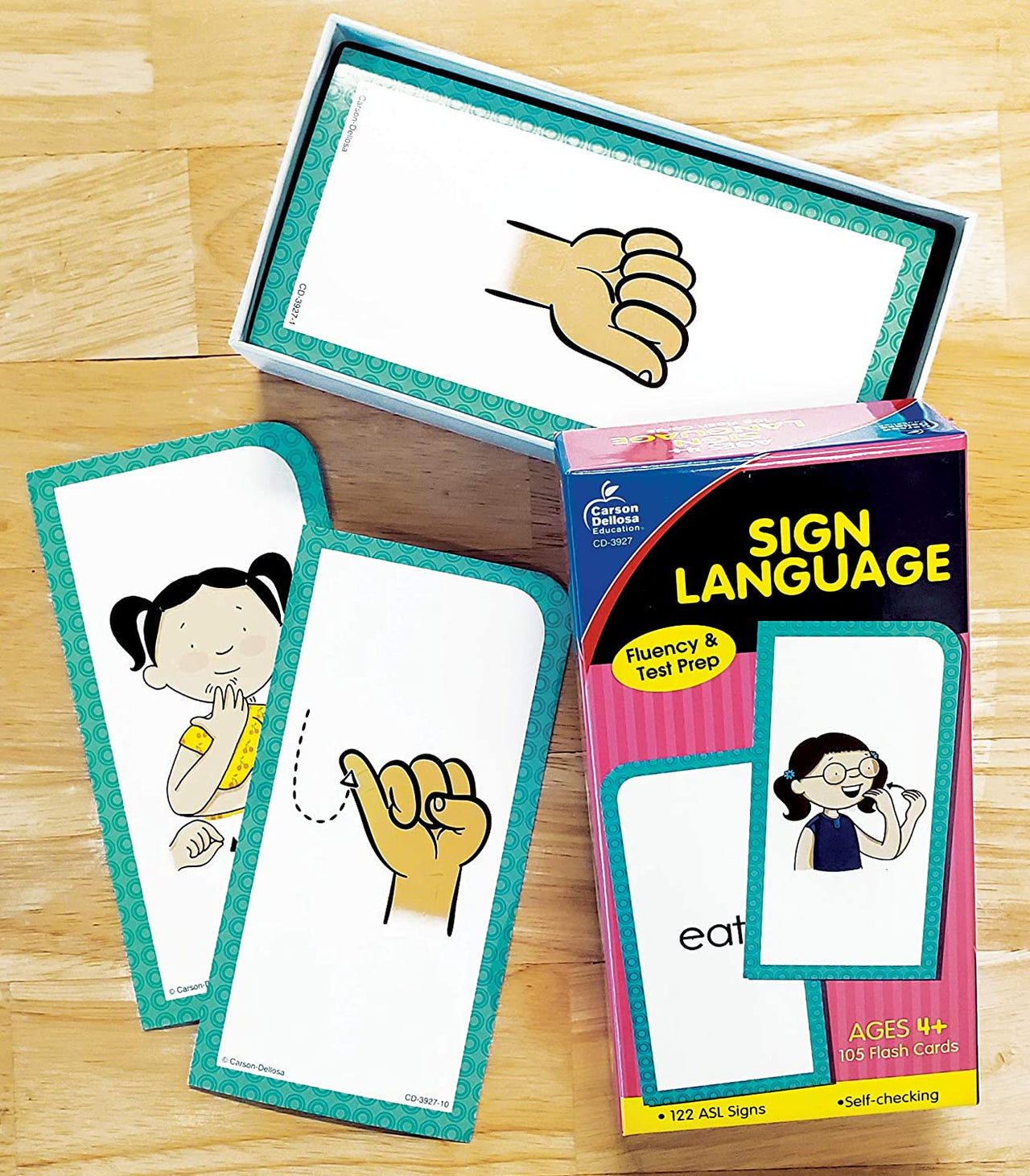 ASL-Karteikarten | "Gebärdensprache lernen - Lernkarten für Kinder"