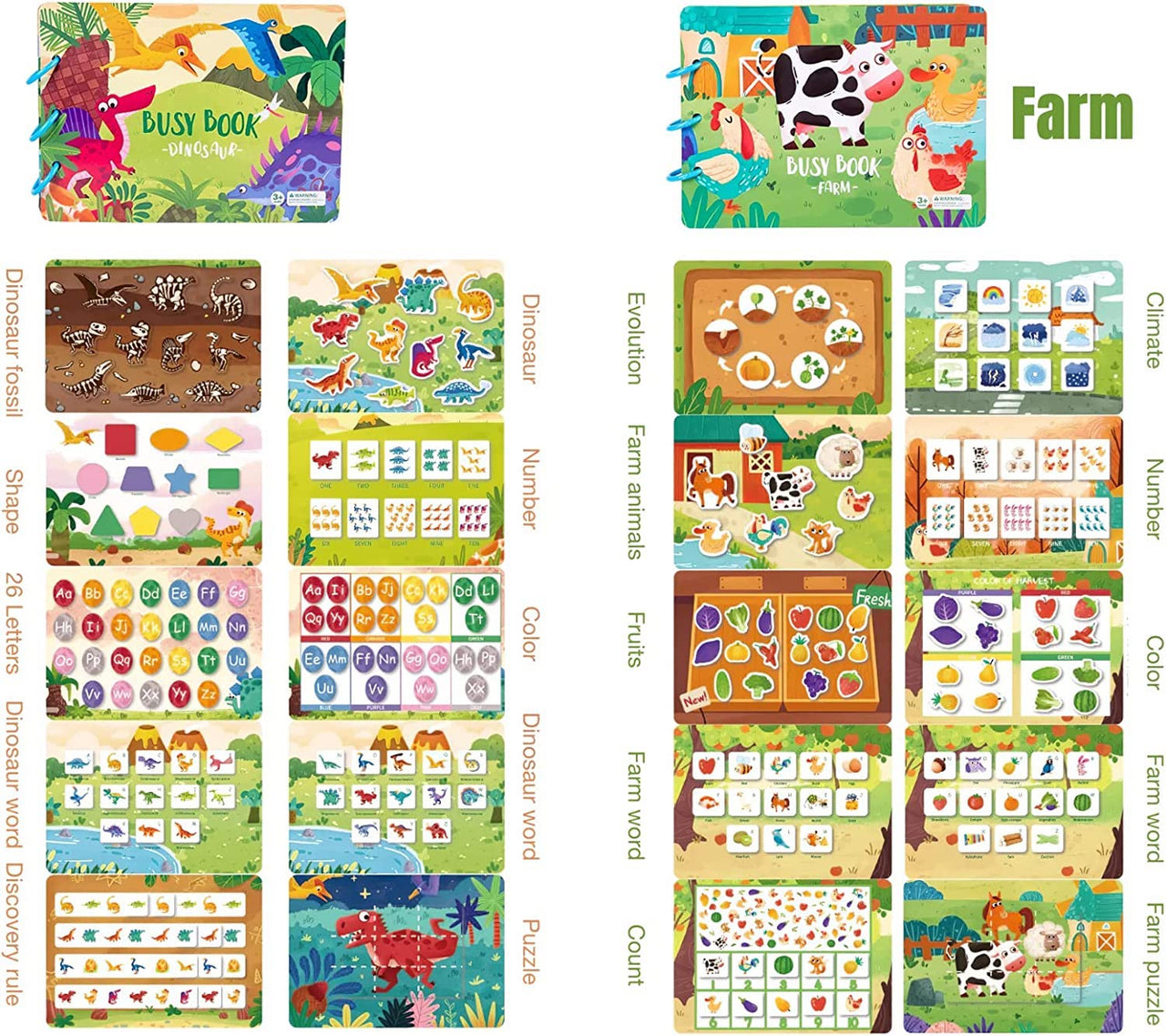 SmartyPlay | Spielerisch lernen - Montessori Aktivitätenbuch für Kleinkinder