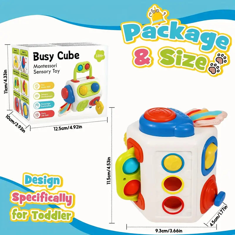 Cube Magique Montessori | Plaisir de Jeu pour Bébés - Jouet Éducatif pour le Développement
