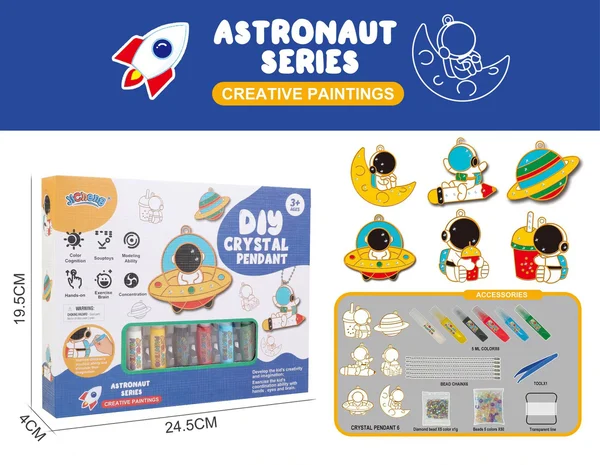 SparkleCharm | Magische Kreativität für kleine Künstler - DIY Kristallanhänger Bastelset