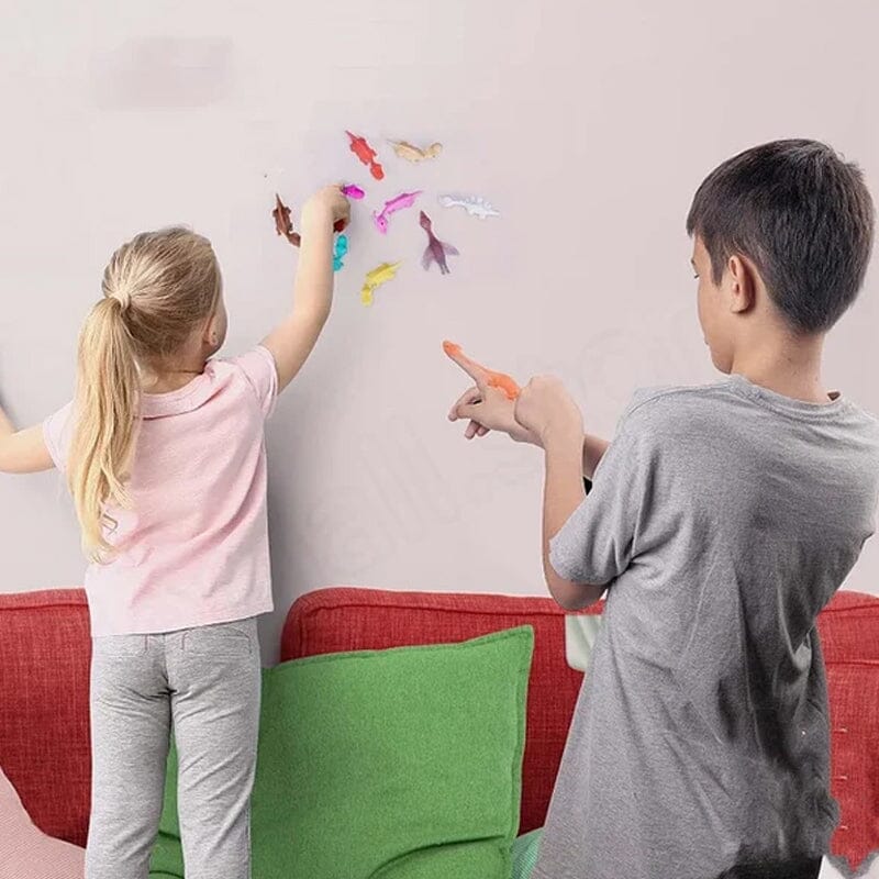 RexRocket | Jeu de dinosaure dans les airs - Jouet lance-pierre à doigt pour enfants