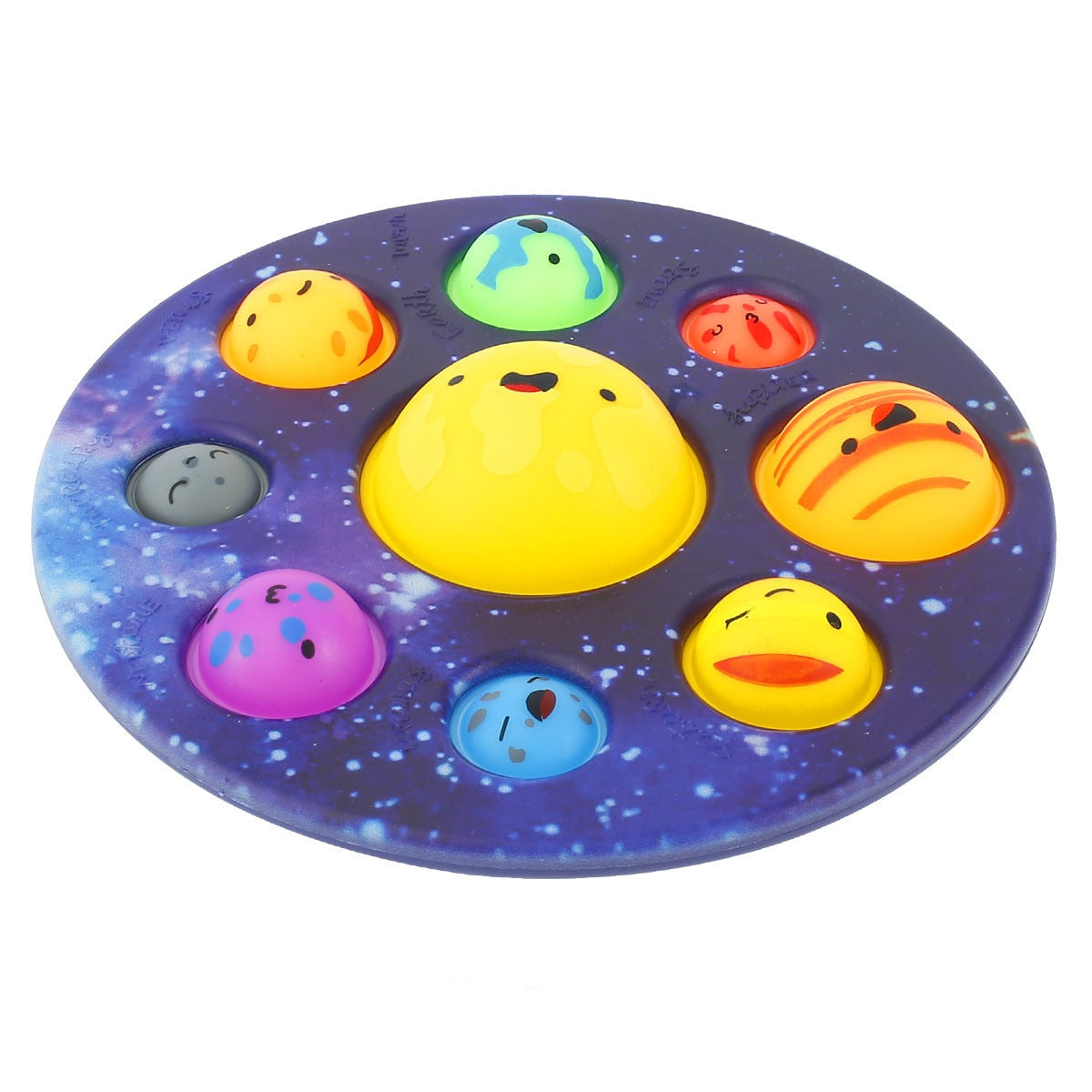 SpacePop | Entspannender Spielspaß - Planet Simple Dimple Fidget Popper für Kinder