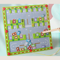 Thumbnail for Magnetix Labirynt Kolorów Puzzle | Odkryj Kolory i Cyfry - Edukacyjna Zabawka Montessori