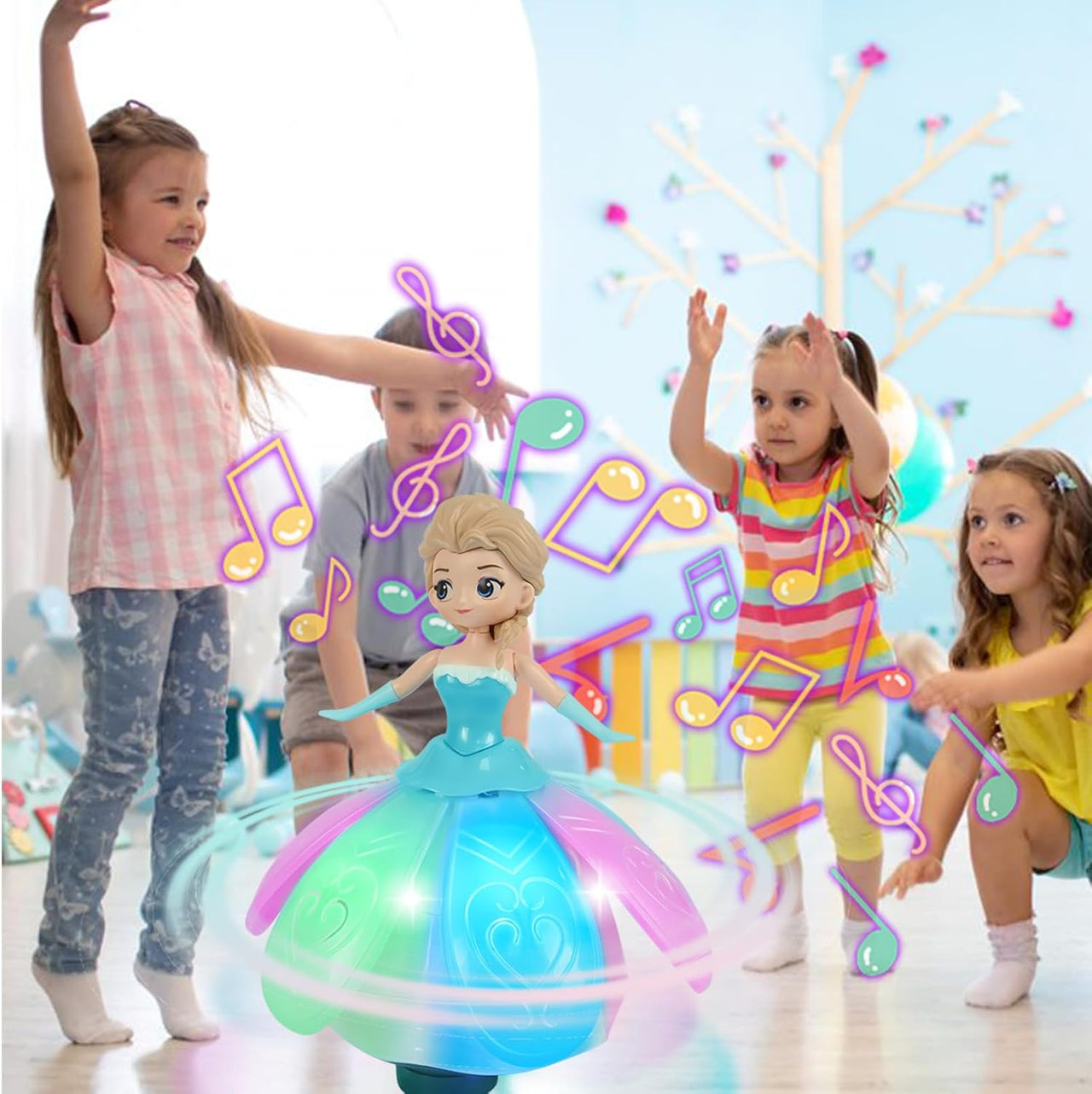 FrostyBallet | Magiczna zabawa taneczna - Elektryczna księżniczka z światłem i muzyką