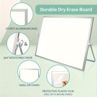 Thumbnail for Magnetix Whiteboard | Erstellen und organisieren Sie mühelos - Doppelseitiges magnetisches Whiteboard