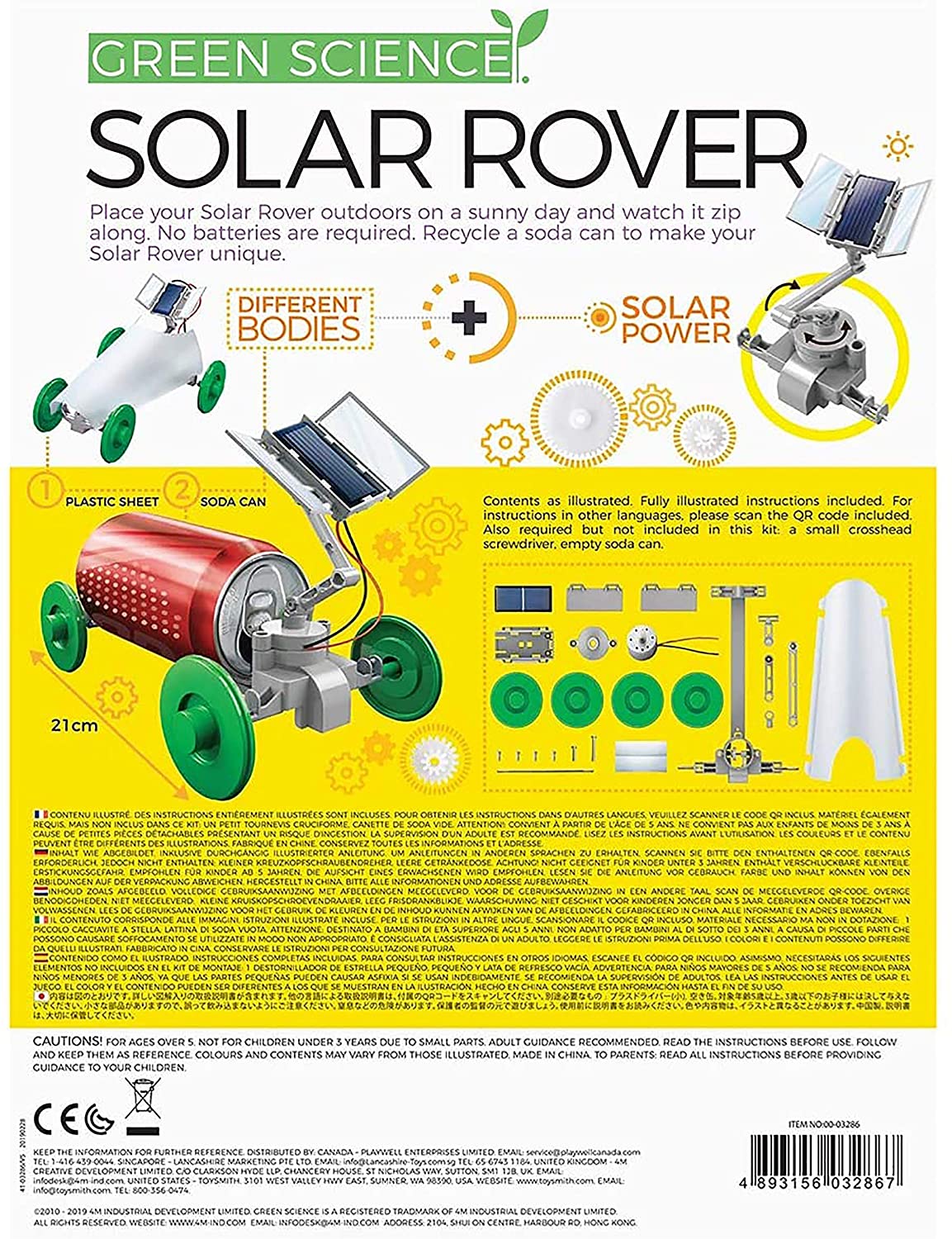 Zonne-Explorer | Rover solare alimentato - Kit di costruzione STEM