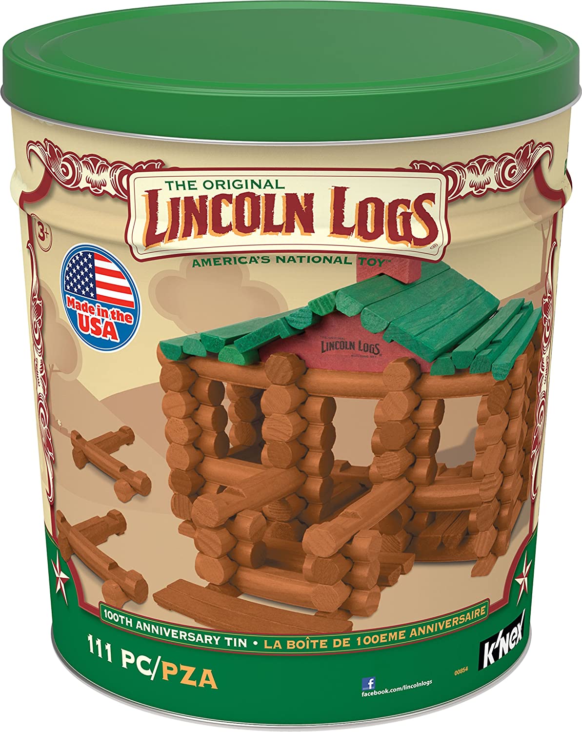 Lincoln Logs | Bau & erschaffe - Klassisches Holzbau-Set