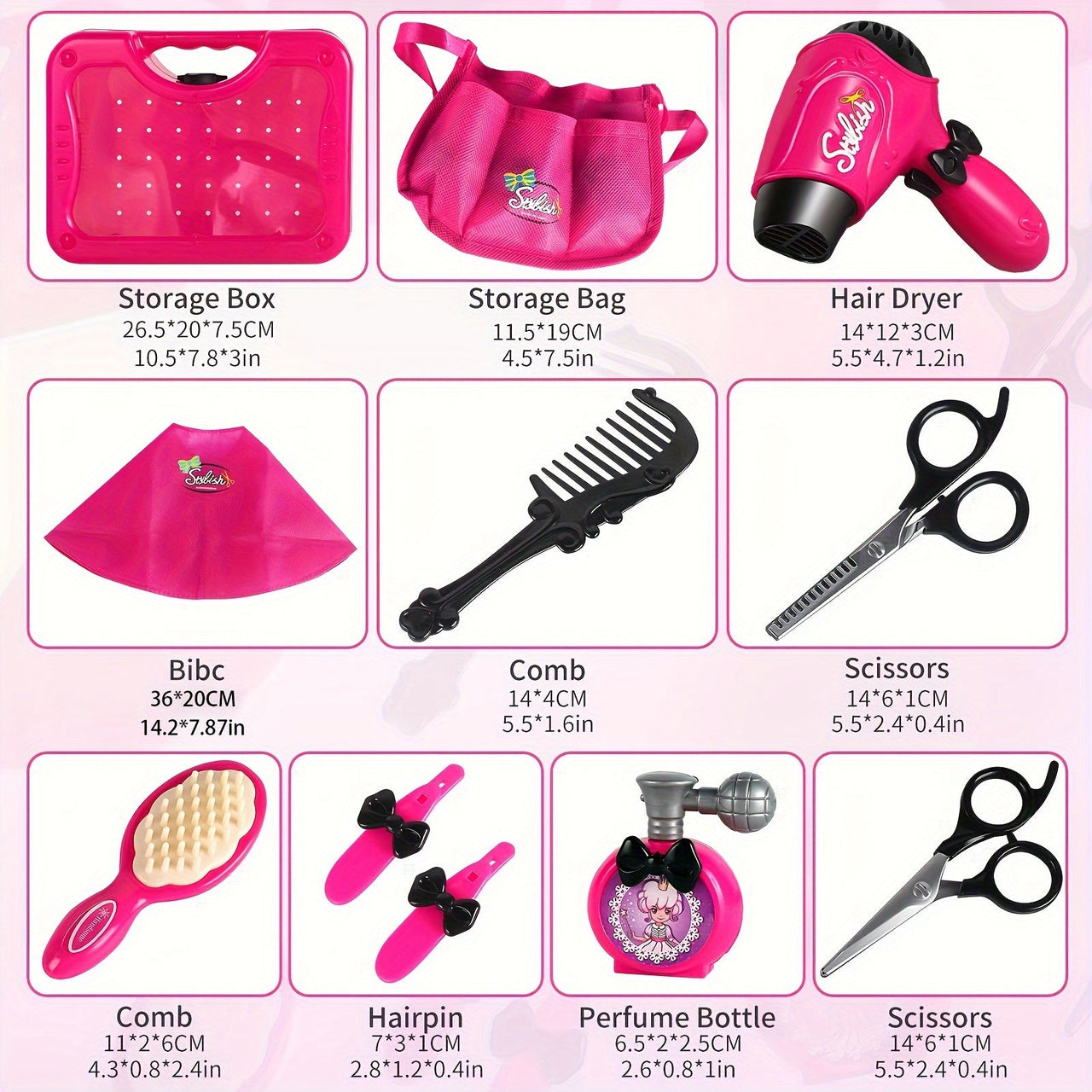 GlamourPlay | Magico make-over - Set da gioco salone di bellezza per bambini creativi