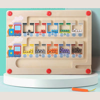 Thumbnail for Magnetix Labirynt Kolorów Puzzle | Odkryj Kolory i Cyfry - Edukacyjna Zabawka Montessori