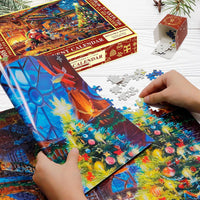Thumbnail for Calendario dell'Avvento Puzzle di Natale | Rendi il Natale Magico - Puzzle da 1008 Pezzi in 24 Sportellini