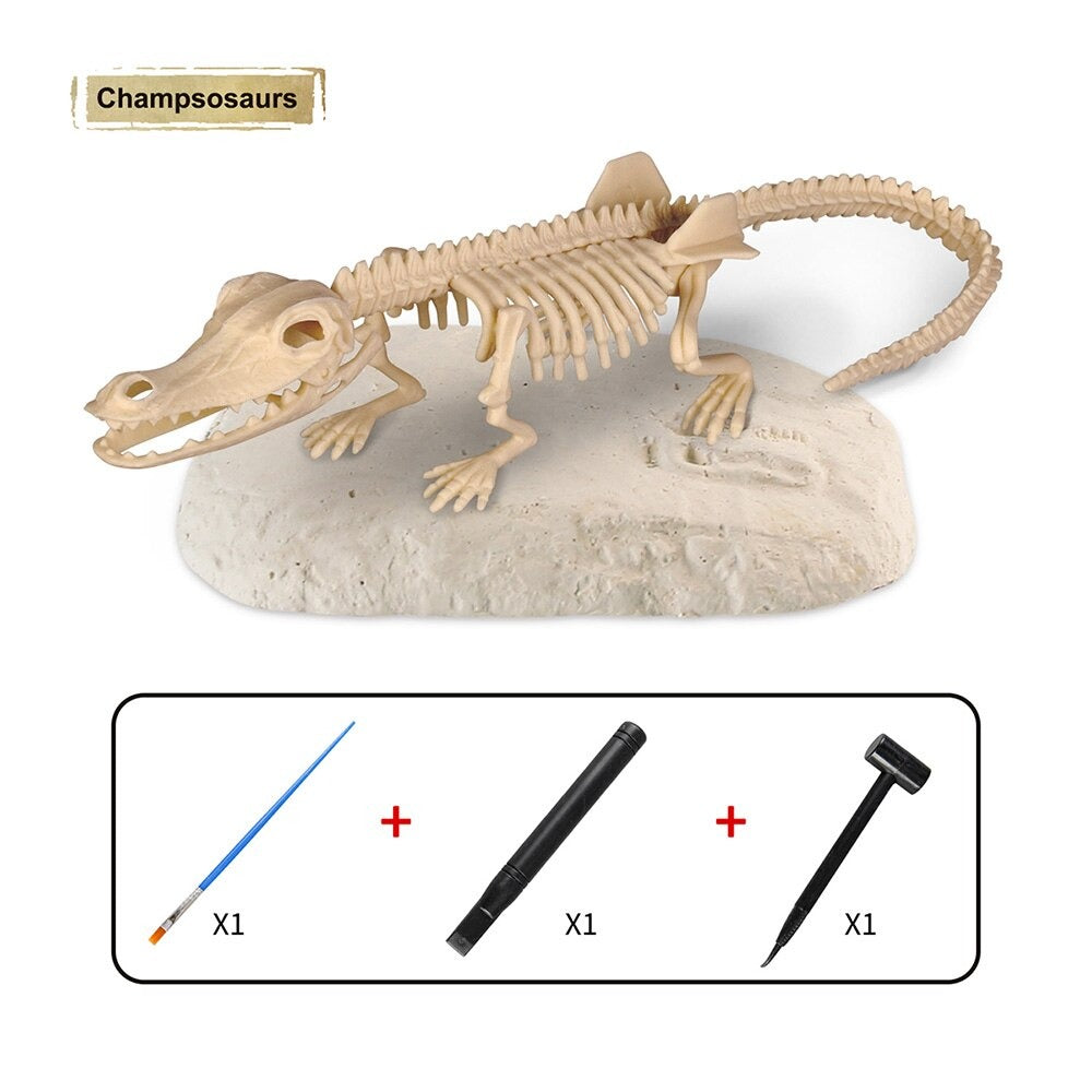 DinoDiggers | Experience an exciting archaeological adventure! - Dig and discover dinosaur fossils with this educational excavation set
