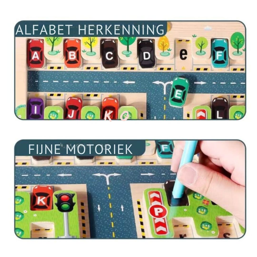 Öko-Spielzeug  | Motorische Fähigkeiten entwickeln - Alphabet Parklabyrinth