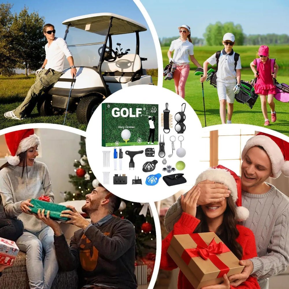 Adventskalender voor golfliefhebbers | Dagelijkse golfaccessoires | Interactief 4