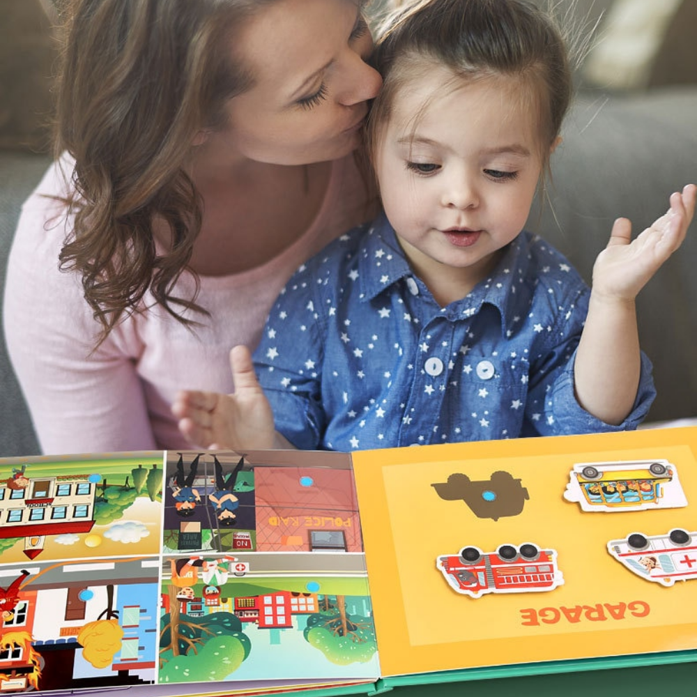 LearnPlay | Divertimento educativo - Giocattolo attività Montessori Libro sensoriale silenzioso per bambini piccoli