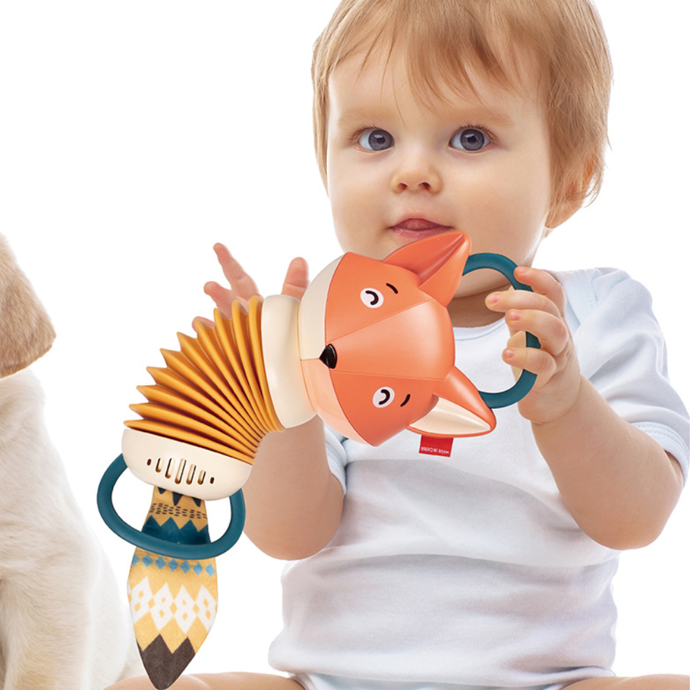 FoxieTunes | Magia musical en movimiento - Juguete musical para bebés Baby Fox con melodías clásicas