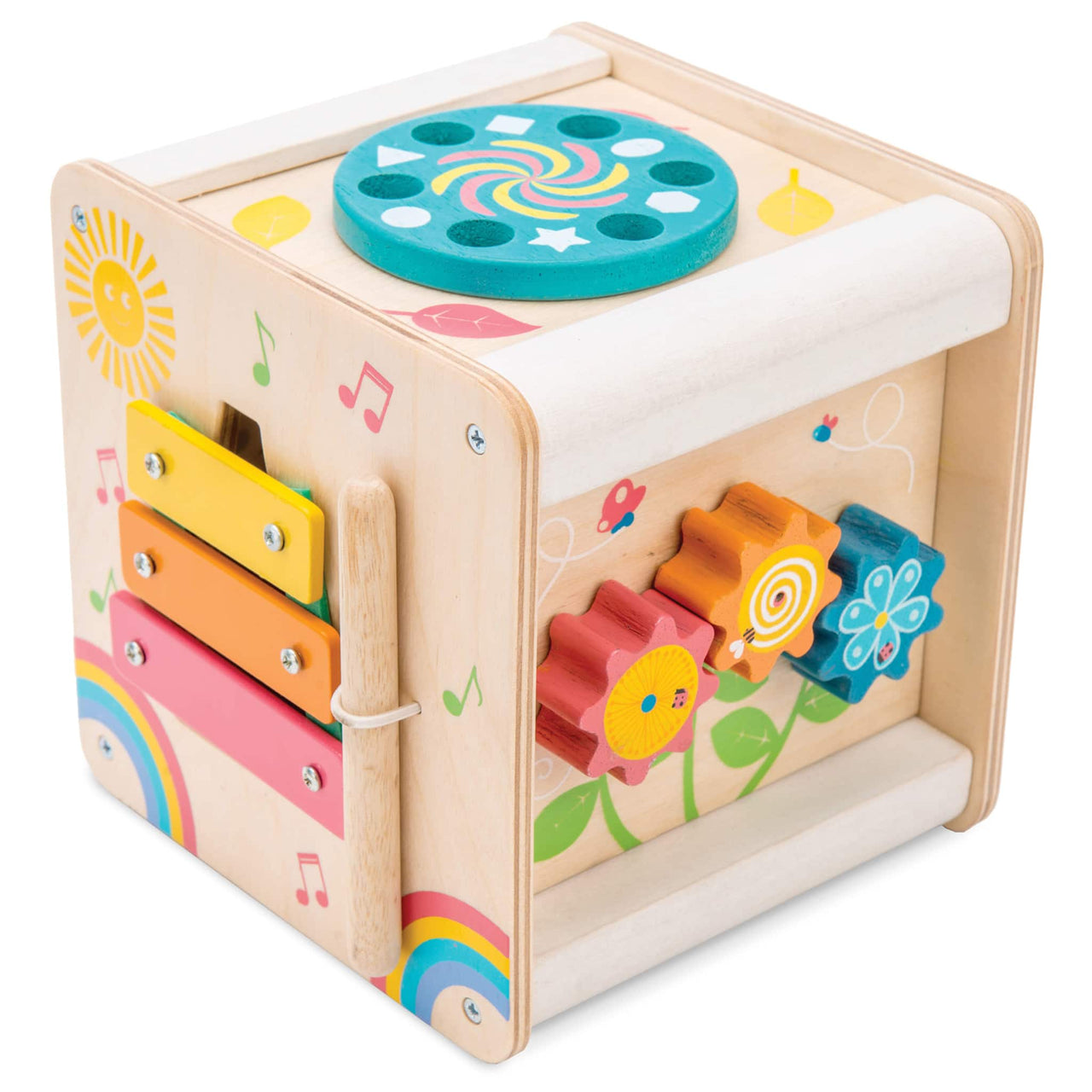 EcoToys Cube d'Aventures Coloré | Découvrez un Plaisir de Jeu Infini - Jouet Multifonctionnel pour Enfants