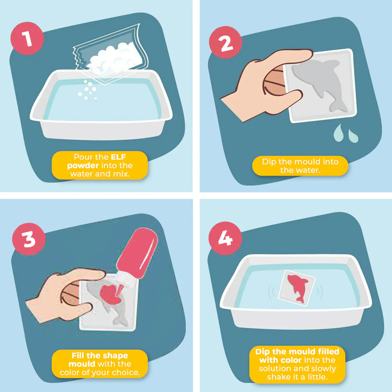 AquaElfen  | Magisch knutselplezier - 3D watergel figuren voor kinderen