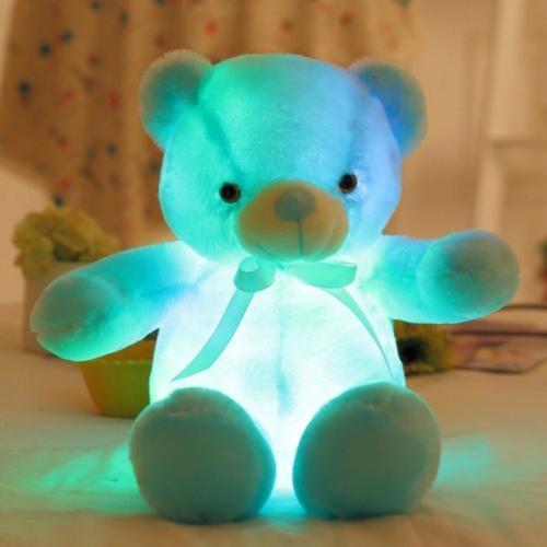 GlowTeddy | Erleuchte die Nacht - LED Teddy Bär Kuscheltier für Kinder