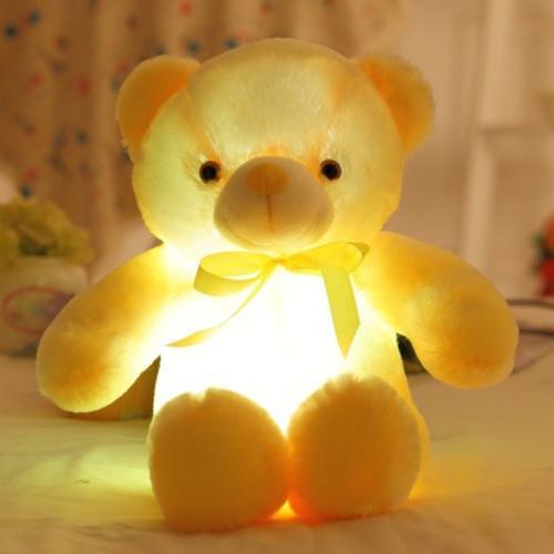 GlowTeddy | Erleuchte die Nacht - LED Teddy Bär Kuscheltier für Kinder