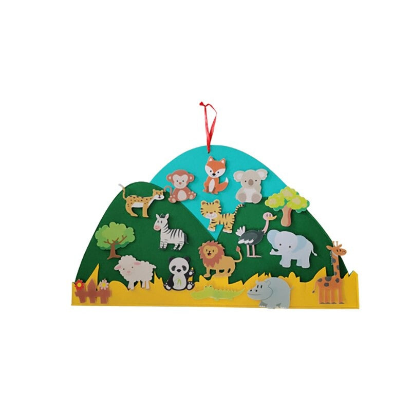 Montessori Viltbord | Kreativt - Pedagogiskt Leksak för Barn