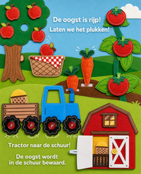 Thumbnail for Livre tactile en tissu pour bébé | Livre d'activités sensorielles pour bébés
