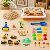 Thumbnail for Bauernhof Sandspielset | Kreatives Sandkasten-Set mit Bagger- und Bauzubehör