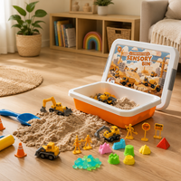 Thumbnail for Bauernhof Sandspielset | Kreatives Sandkasten-Set mit Bagger- und Bauzubehör