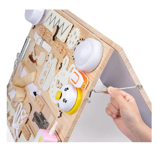 Happy Skills | Development with pleasure - DIY Busy Board Materials