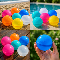 Thumbnail for Reusable Water Balloons Set | 10 Magnetic Water Balls – Quick Self-Sealing for Summer Water Fun