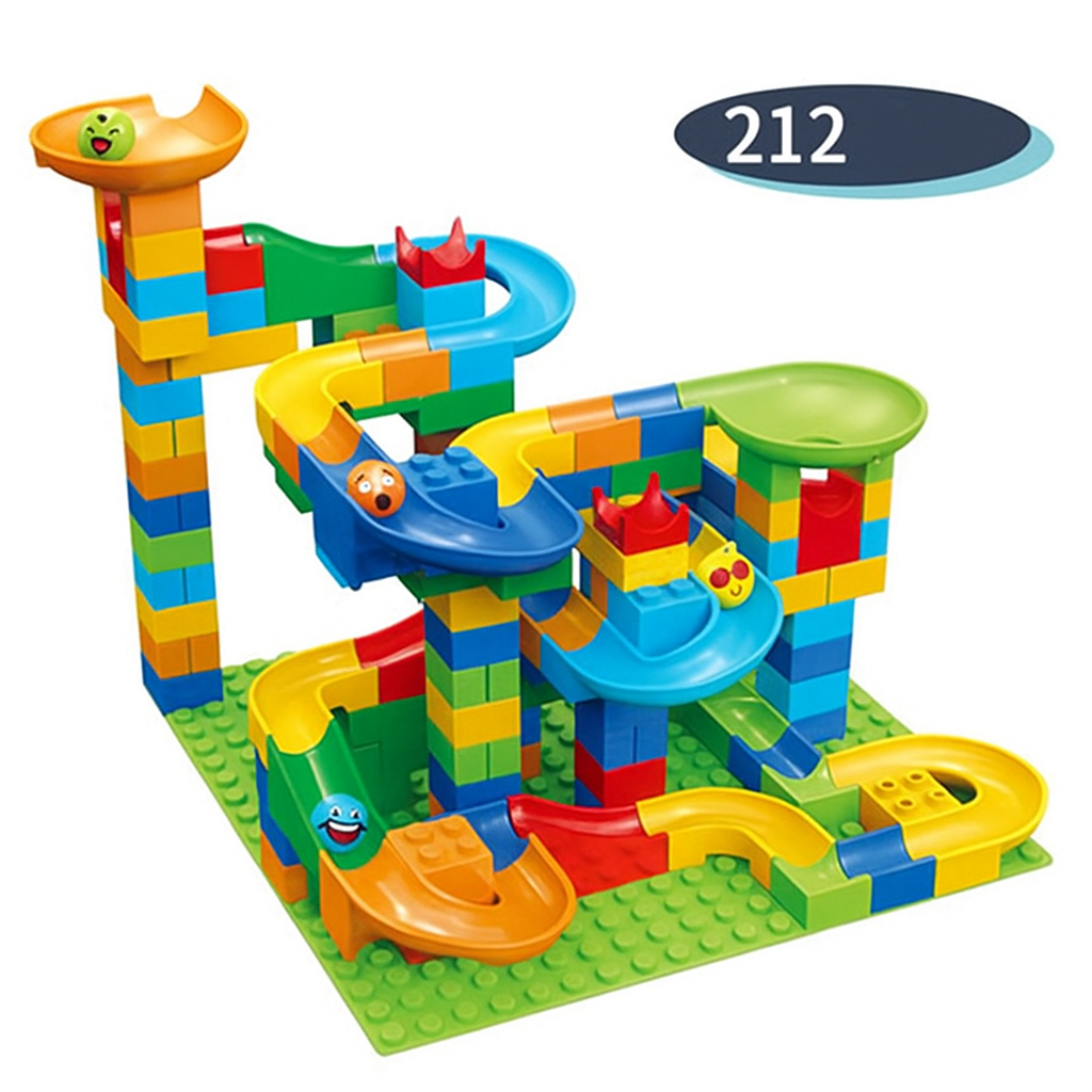 Marble Track Adventure | Ren lekglädje för alla - Byggstenar Kullebana