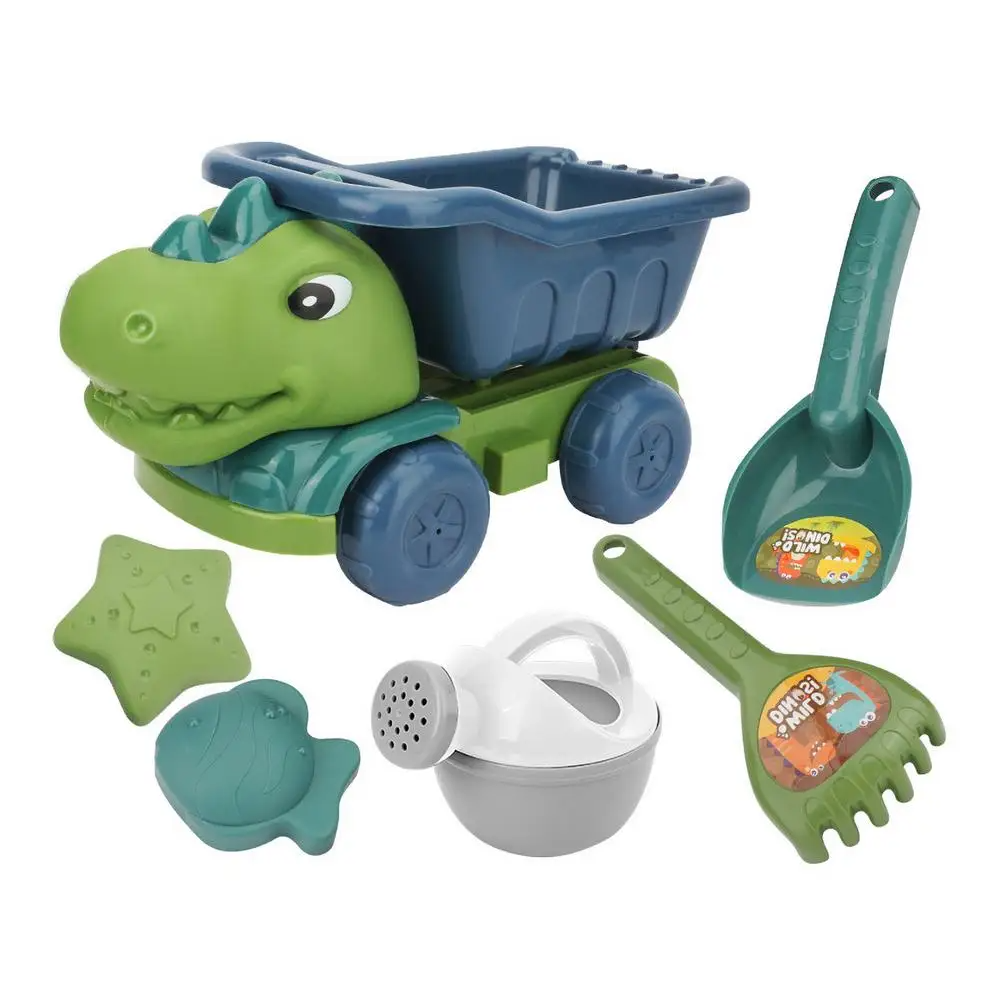 Creatieve Strand Dino Set voor Kinderen – Zandkastelen en Dinosaurussen, Veilige Materialen, 13x27x14.5 cm, Meerkleurig 0
