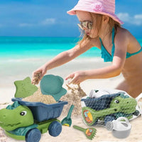 Thumbnail for Creatieve Strand Dino Set voor Kinderen – Zandkastelen en Dinosaurussen, Veilige Materialen, 13x27x14.5 cm, Meerkleurig 1