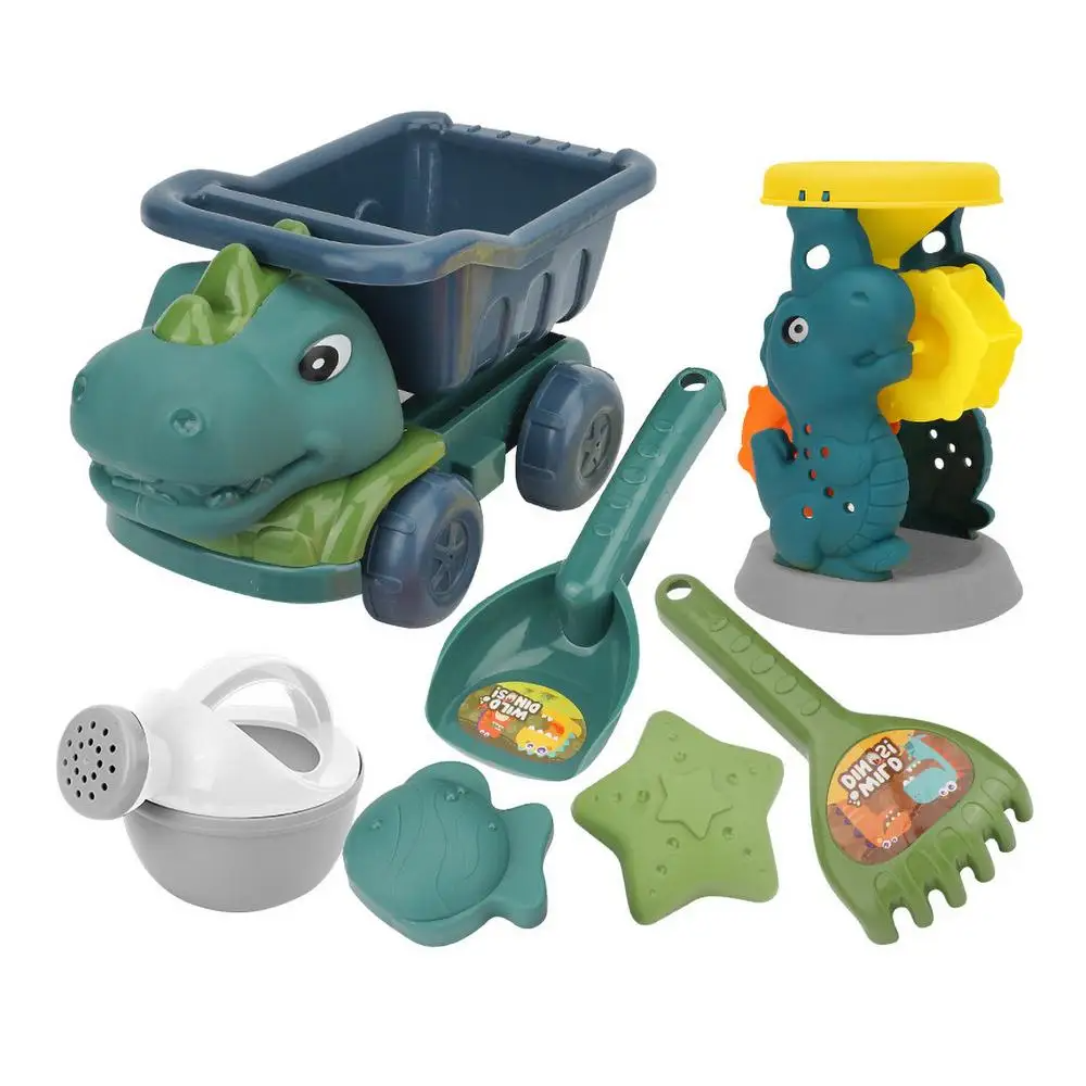 Creatieve Strand Dino Set voor Kinderen – Zandkastelen en Dinosaurussen, Veilige Materialen, 13x27x14.5 cm, Meerkleurig 7