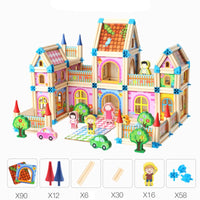 Thumbnail for EcoToys Creative Castle Blocks | Bouw Fantasievolle Kastelen - Montessori Speelgoed