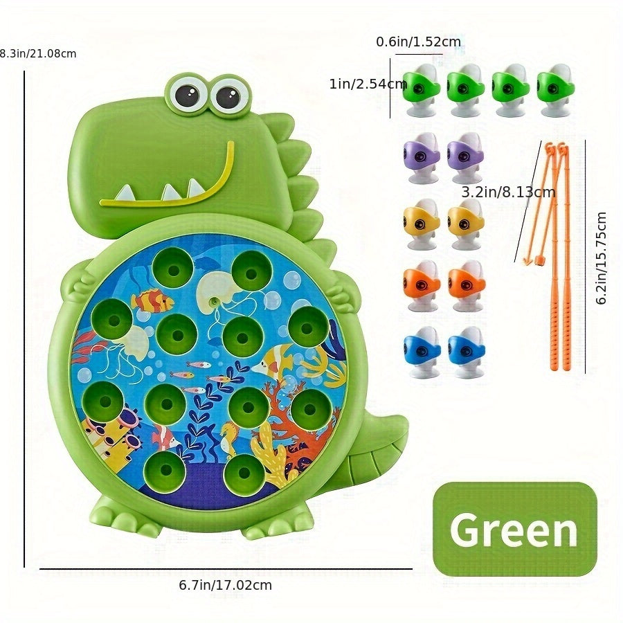 Dino | Educatief Magnetisch Visspel voor Kinderen met Accessoires en Veilig Materiaal 2