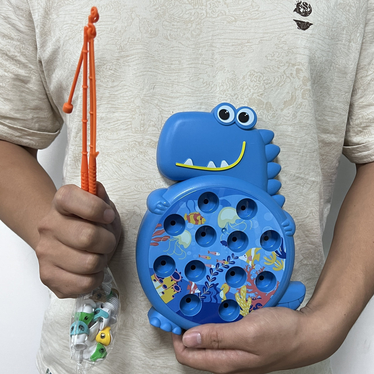Dino | Educatief Magnetisch Visspel voor Kinderen met Accessoires en Veilig Materiaal 5